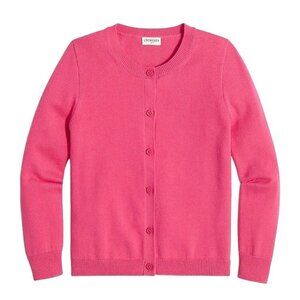 J. Crew Factory Crewcuts Girls Casey cardigan sweater 02443 Pink 4 5